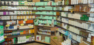 Choix de crème de cosmetique en pharmacie