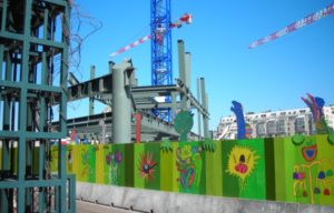barrière de ville pour sécuriser les chantiers