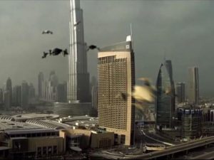 Expérience de taxi drones à Dubai