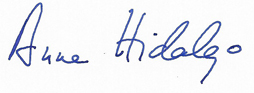 signature Anne Hidalgo